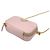 Saffiano Mini pochette Prada Triangle in rosa - vista 8