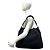 Tote Borsa Boston Prada in nylon nero e pelle - vista 2