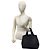 Prada Mini Tote Bag aus schwarzem Leder - Ansicht 2