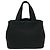 Prada Mini Tote Bag aus schwarzem Leder - Ansicht 3