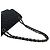 Borsa a tracolla CHANEL Double Flap Matelassé Coco Mark in pelle caviar Nero - vista 4