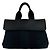 Hermès Borsa Tote Hermes Valparaiso PM Toile Chevron Nero