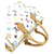 Borsa Louis Vuitton Speedy 25 Monogram Multicolor Marrone Multicolore - vista 4