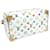 Borsa Louis Vuitton Speedy 25 Monogram Multicolor Marrone Multicolore - vista 7