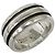 Tiffany & Co Anillo Tiffany Grooved Double Line Plata