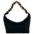 Borsa hobo Chanel in pelle nera Nero - vista 3