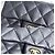 Borsa a tracolla Chanel Mini Matelassé Nero - vista 6