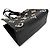 Borsa Louis Vuitton Monogram Empreinte OnTheGo MM Nero Beige - vista 3