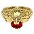 Gucci Lion Head Ring mit Feueropal - Ansicht 7