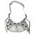Borsa a tracolla Balenciaga Le Cagole XS Marrone Bianco