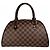 Borsa a mano Louis Vuitton Ribera MM da donna Marrone Bianco - vista 2