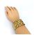 Bracciale Rigido Chanel Vintage Oro D'oro - vista 3
