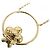 Collana con pendente Louis Vuitton Vivienne D'oro