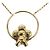 Collana con pendente Louis Vuitton Vivienne D'oro - vista 2