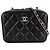 Camera Borsa a tracolla mini Matelassé da donna Chanel Nero