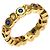 Anello Chanel Coco in zaffiro e oro giallo 18K - vista 2