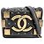 Borsa a tracolla Chanel Matelassé Boy Brick con catena Nero