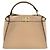 Borsa Mini Peekaboo da donna Fendi Marrone - vista 2