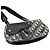 Borsa Saddle Trotter da Uomo Christian Dior Nero Bianco Beige - vista 3