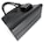 Borsa monocromatica Prada da donna con logo triangolare Nero - vista 3