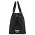 Borsa Tote 2-Way Prada Canapa Nero - vista 3