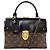Louis Vuitton M43125 Flap Bag MM Schwarz Monogramm
