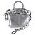 Portachiavi Louis Vuitton Mini Lockit Argento