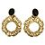 Orecchini a clip vintage Chanel Nero D'oro