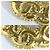 Orecchini a clip vintage Chanel Nero D'oro - vista 6