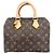 Borsa Mini Boston Speedy 25 Monogram da donna Louis Vuitton Marrone - vista 2