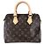 Bolso Boston Mini Speedy 25 Monogram para mujer Louis Vuitton Castaño