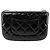 Borsa a tracolla Chanel Mini Matelassé Nero - vista 2