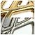 Fermi capelli Baby Laze da donna Louis Vuitton Argento D'oro - vista 4