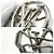 Fermi capelli Baby Laze da donna Louis Vuitton Argento D'oro - vista 6