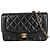 Borsa a tracolla Chanel Matelassé Diana 25 Nero