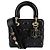 Borsa a mano Christian Dior Lady Dior Small Nero