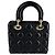 Borsa a mano Christian Dior Lady Dior Small Nero - vista 2