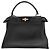 Borsa Fendi Peekaboo Regular Nero - vista 2