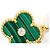 Collana Van Cleef & Arpels Vintage Alhambra Malachite e Diamanti - vista 5