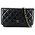Borsa a tracolla Chanel Matelassé Nero