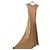 Sandro Beiges Strick-Maxikleid aus Pointelle Golden