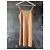 Sandro Beiges Strick-Maxikleid aus Pointelle Golden - Ansicht 5