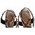 Michael Kors Rosanna Studded Platform Sandals in Brown Python Leather - view 9