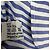 Autre Marque Camicia a righe con bottoni WNU in cotone blu e bianco - vista 5