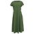 Vestido midi Magma Weekend Max Mara en algodón verde