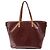 Bolso Tote Louis Vuitton Bellevue GM en piel charol burdeos - vista 4