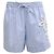 Pantalones cortos de rayas con apliques florales Sandro en algodón azul
