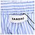Pantalones cortos de rayas con apliques florales Sandro en algodón azul - vista 4