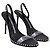 Sandali con tacco Nova Studded Slingback Alexander Wang in pelle nera Nero - vista 3