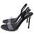 Sandali con tacco Nova Studded Slingback Alexander Wang in pelle nera Nero - vista 4